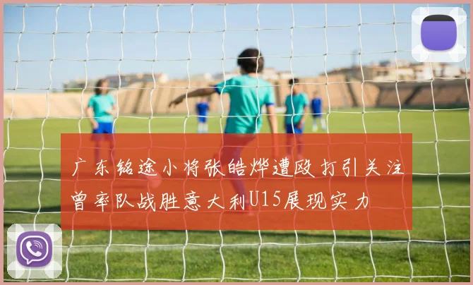 广东铭途小将张皓烨遭殴打引关注曾率队战胜意大利U15展现实力